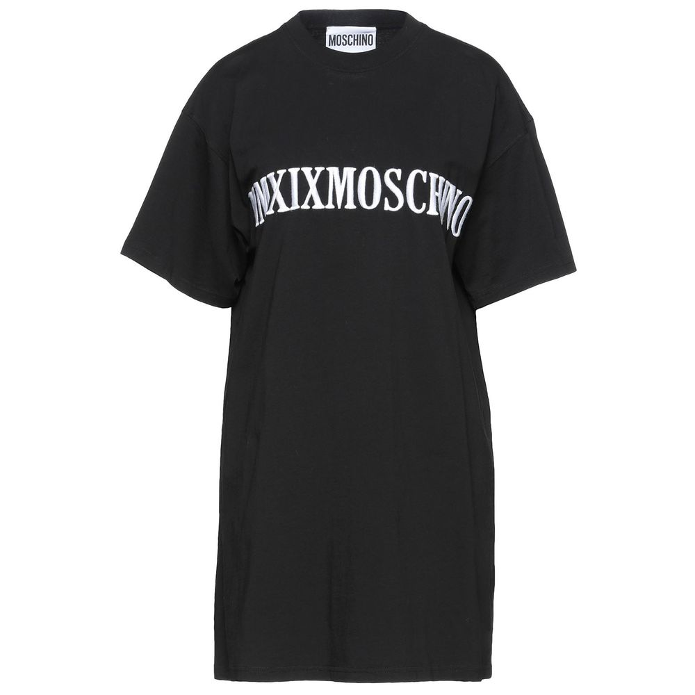 

Черное хлопковое платье Moschino Couture!