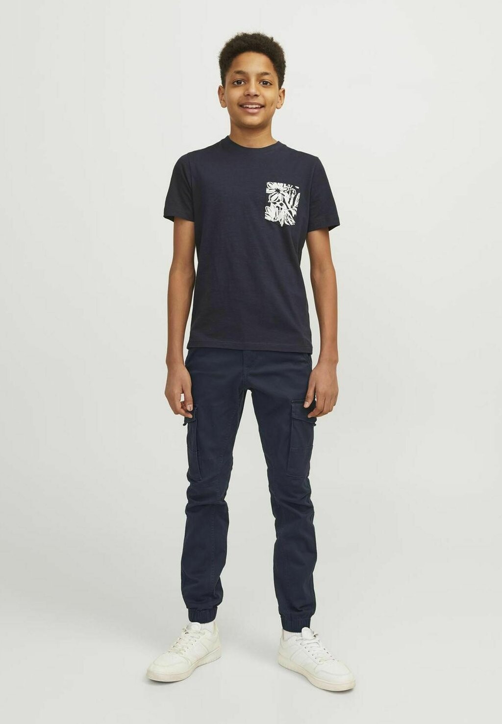 

Брюки-карго Jack & Jones Junior, цвет navy blazer