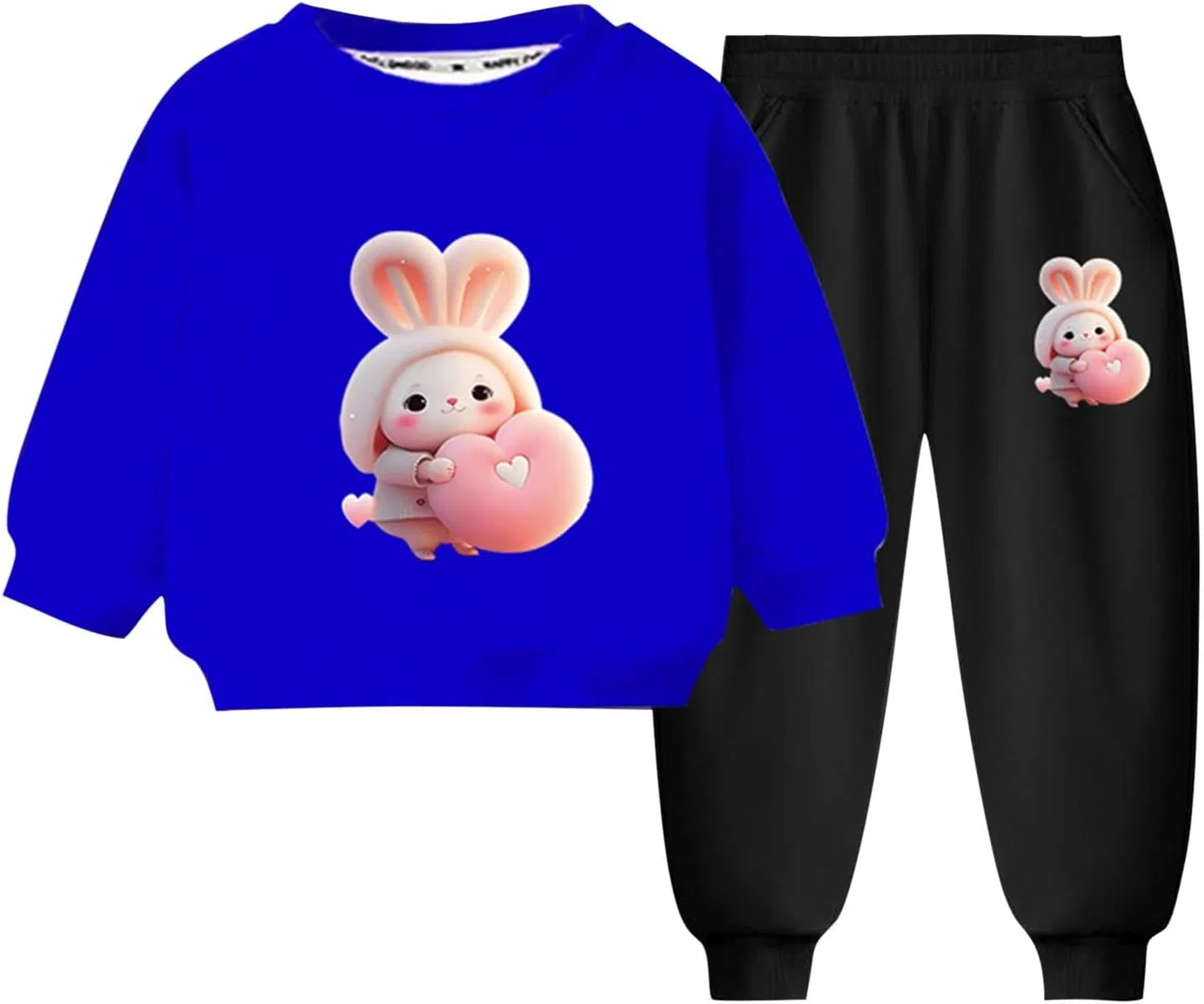 Детский спортивный костюм Kawaii Animal, 2 предмета, D-110 Royal Blue Boy Girl