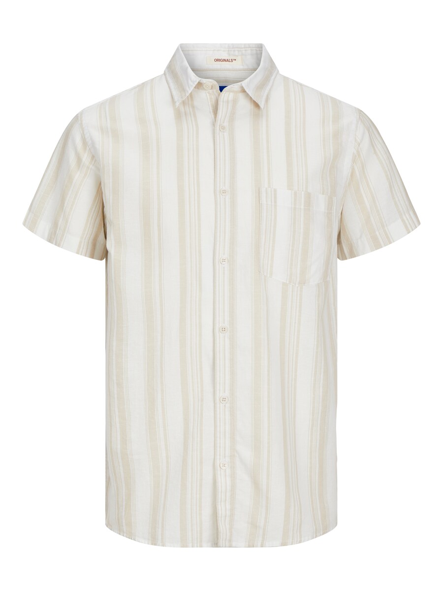 

Повседневная рубашка JACK & JONES Regular fit Button Up Shirt, бежевый