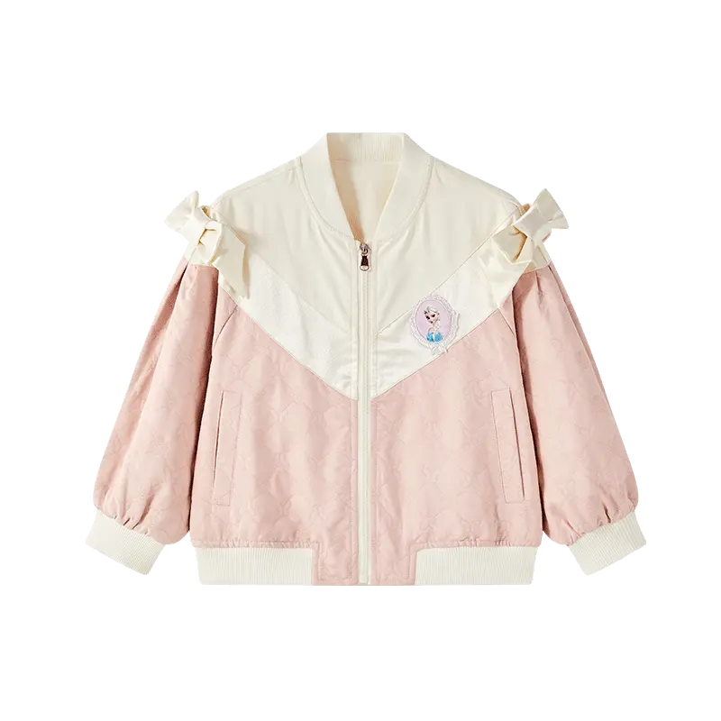 

Детская куртка со стоячим воротником, средней высоты Disney, розовый