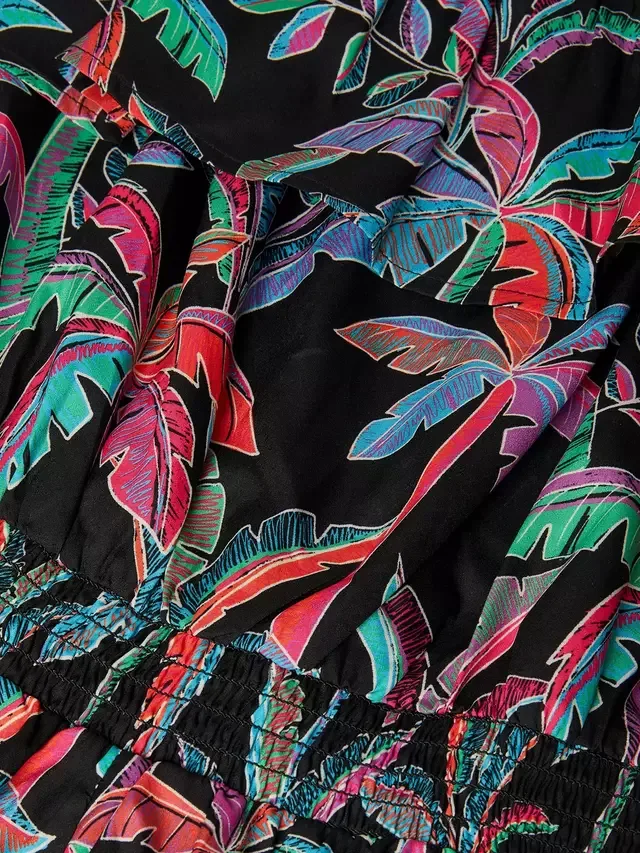 Детский комбинезон Neon Tropic, черный/разноцветный Monsoon — фото 3