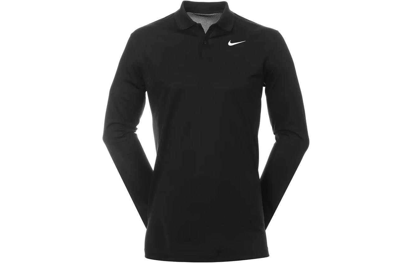 

Рубашка поло мужская черная Nike, черный