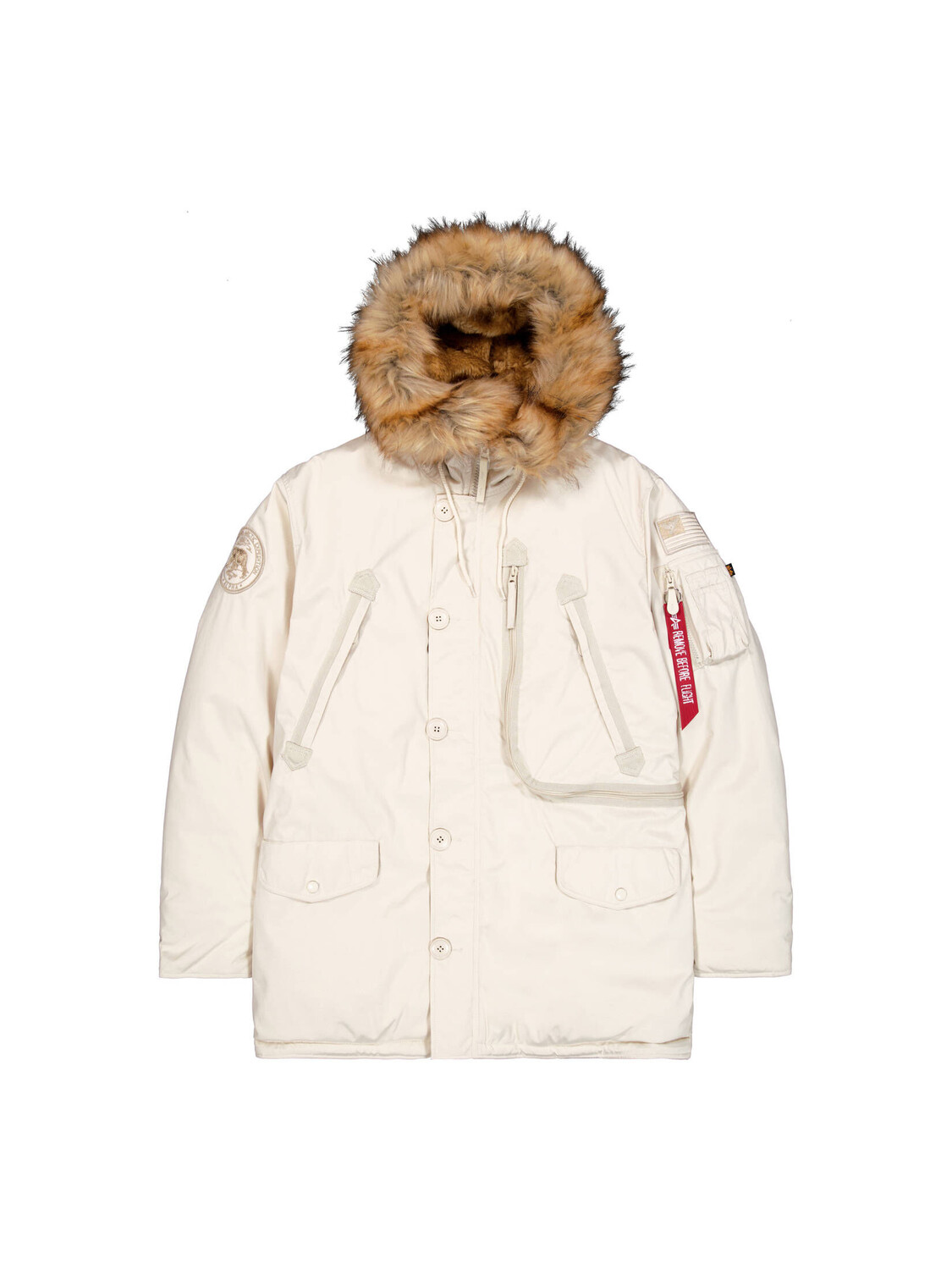 

Зимняя куртка "полярная куртка" Alpha Industries, белый