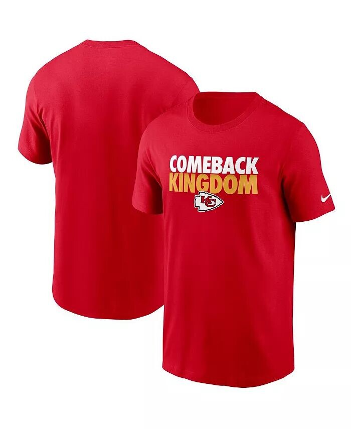 

Мужская красная футболка Comeback Kansas City Chiefs Hometown Collection Nike