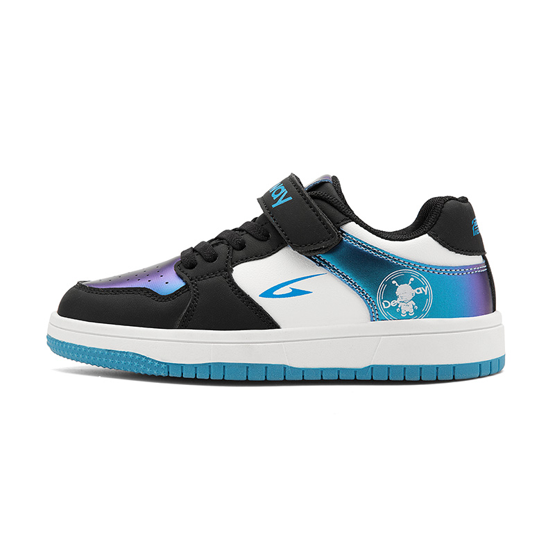 

Нескользящие, противоударные, дышащие, легкие, амортизирующие. Низкие детские кроссовки для повседневной носки. DEERWAY, YT-31666-Chameleon[Low-Top Leather Breathable]