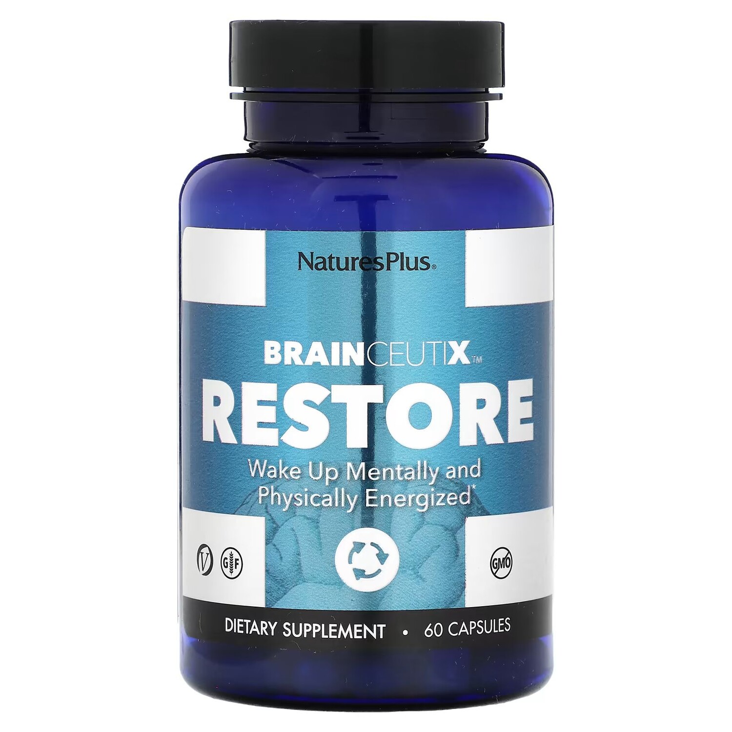 

Восстановление BrainCeutix, 60 капсул Naturesplus
