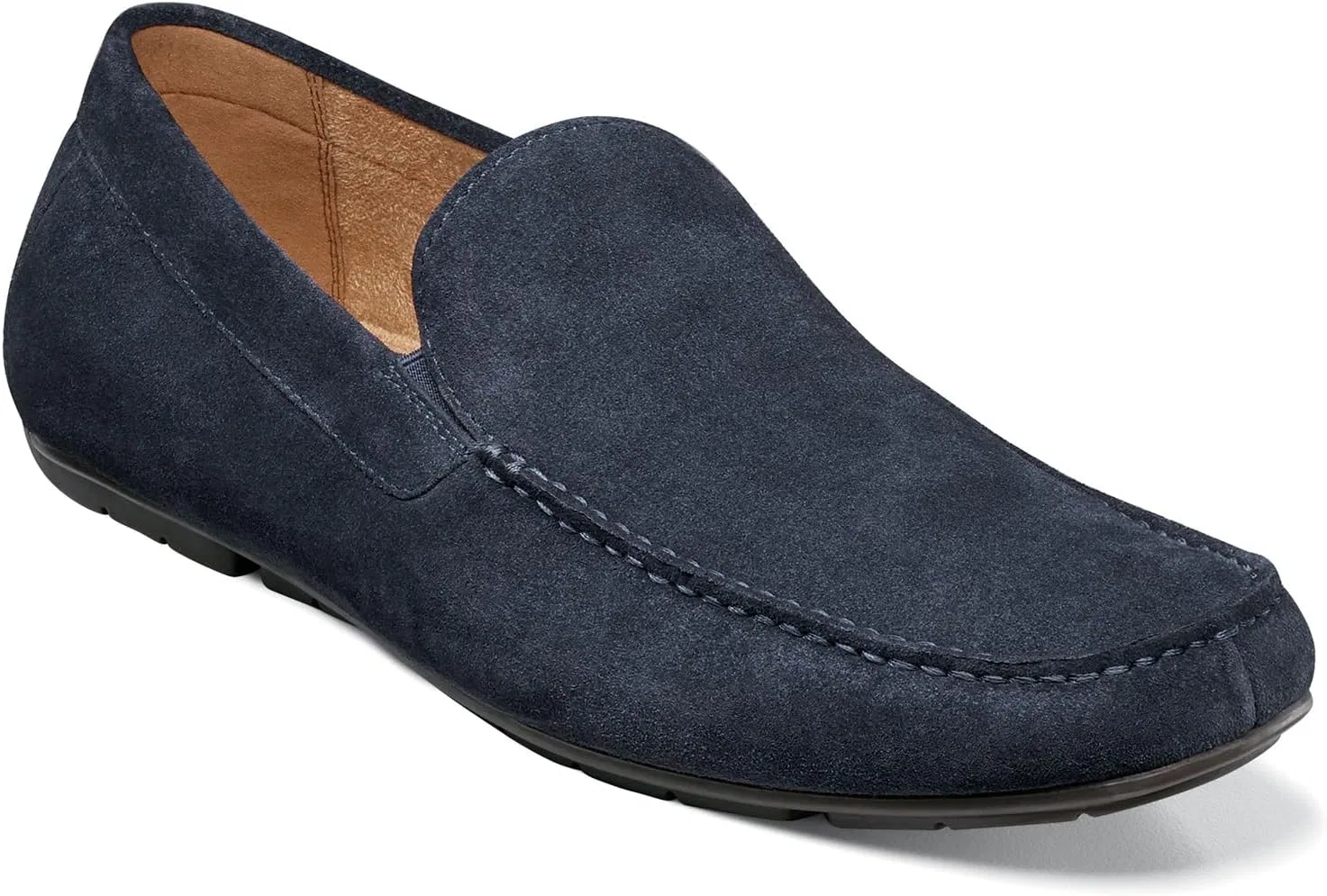 Мужские мокасины Florsheim Talladega Moc Toe Venetian Driver Slipper, Navy Suede