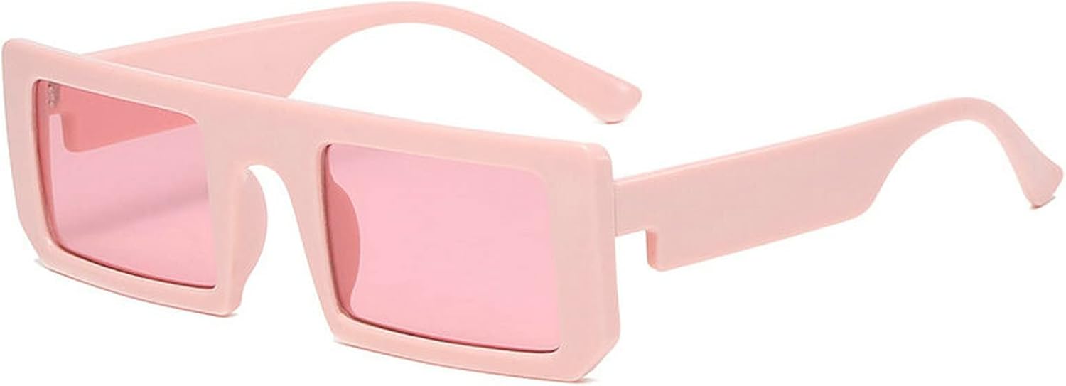 

Солнцезащитные очки COTIA Square для женщин, модные, маленькие, прямоугольные, популярные, с градиентным переходом цвета, без оправы, винтажные, с защитой от УФ-излучения UV400, Pink