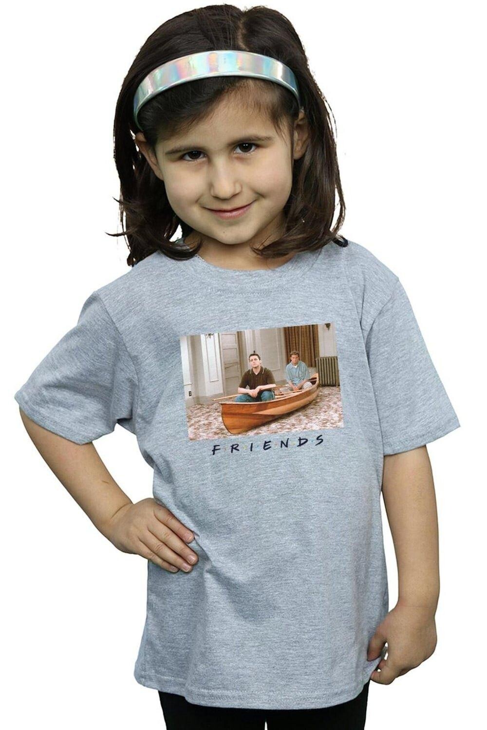 

Хлопковая футболка Joey And Chandler Boat Friends, серый