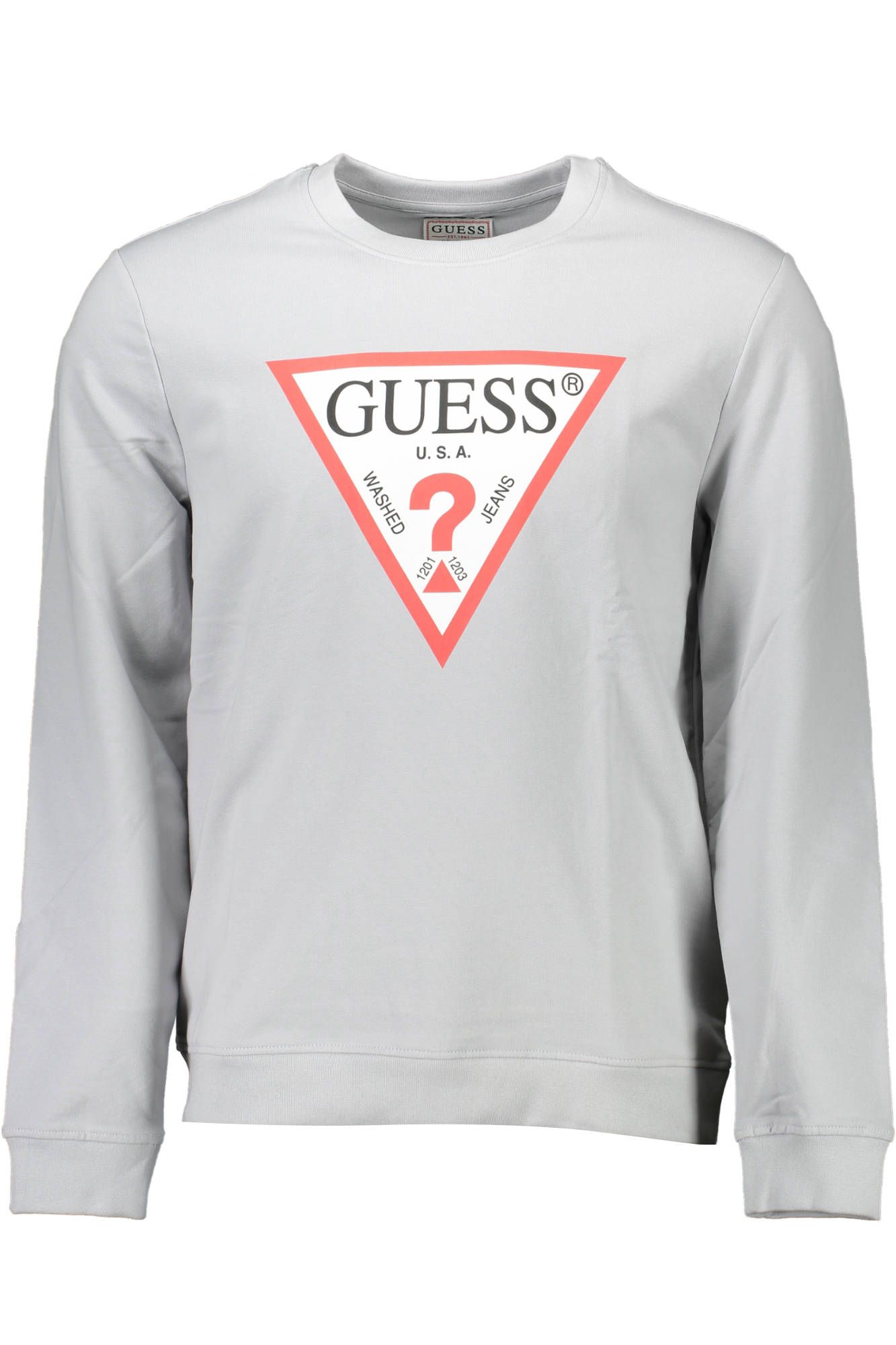 

Серый мужской свитер из органического хлопка Guess Shoes