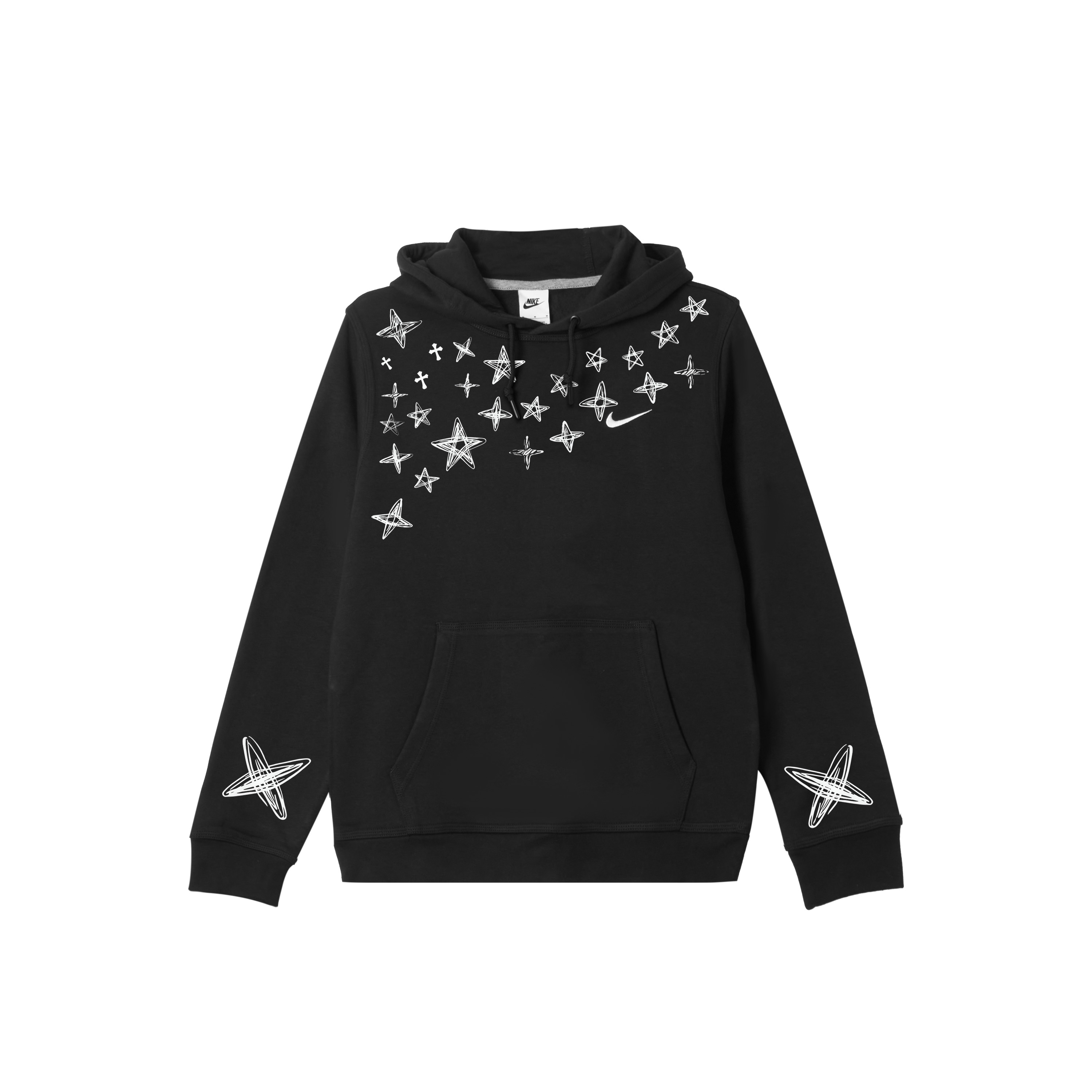 

Nike Мужская толстовка с капюшоном, черная, размер средний/обычный