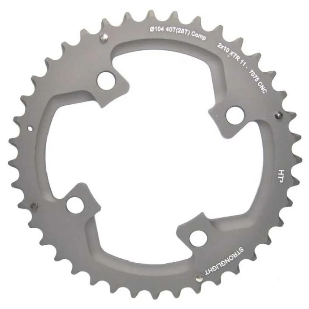 

Звездочка Stronglight HT3 Exterior 4B Shimano XTR M980 104 BCD, серебряный
