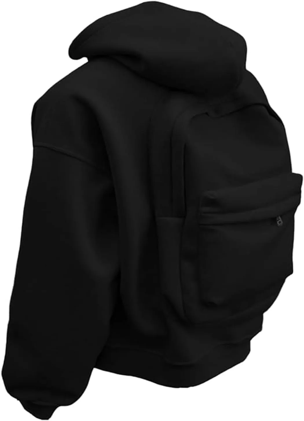 

Толстовка с капюшоном и рюкзаком, Travel Hoodie с карманами