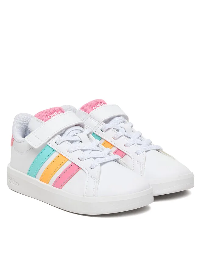 Adidas Кроссовки Grand Court 3.0 El C KI6503 белые — фото 2