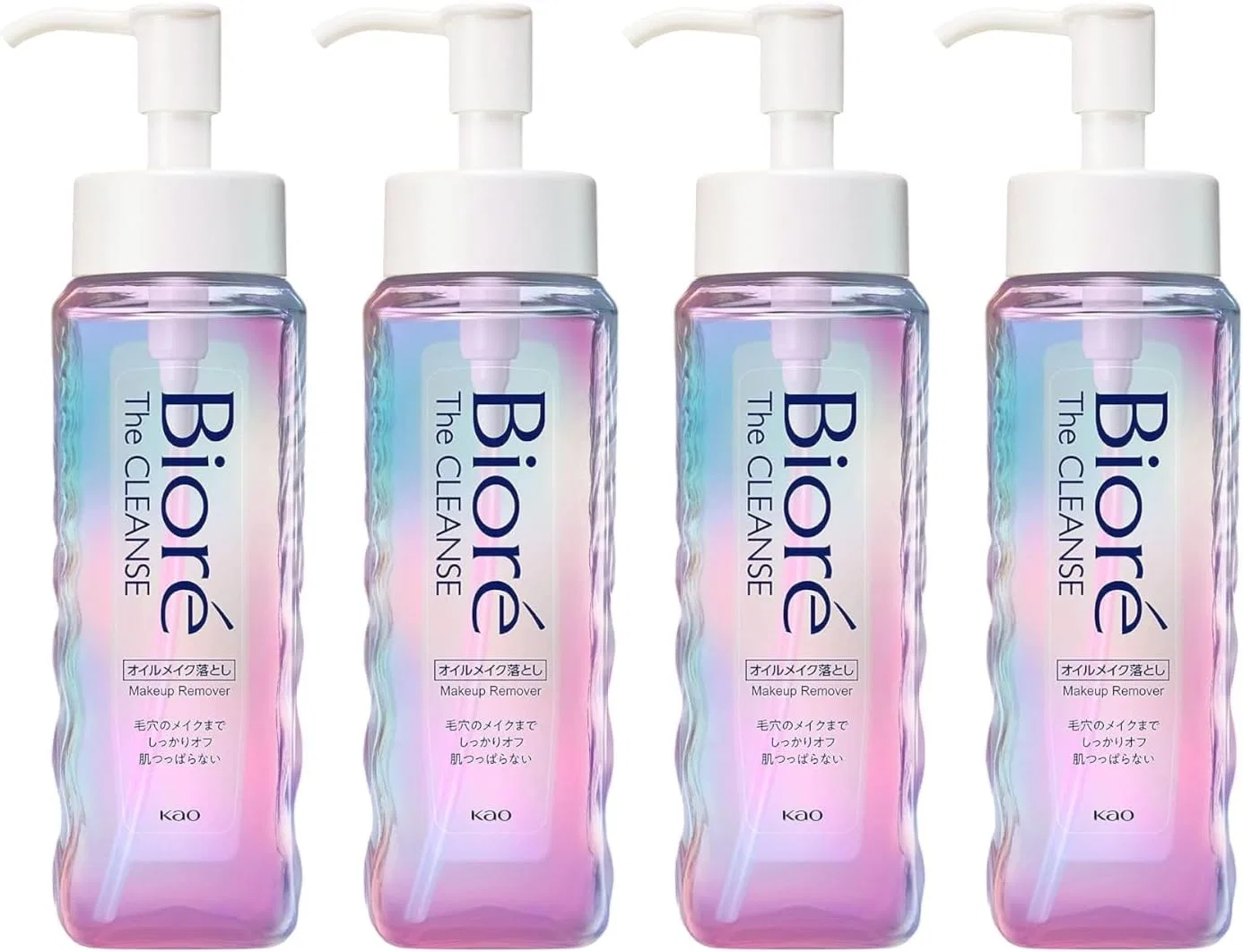 Набор Moruro — Масло для снятия макияжа Biore Zakurins Oil Makeup Remover, 190 мл, набор 4 шт