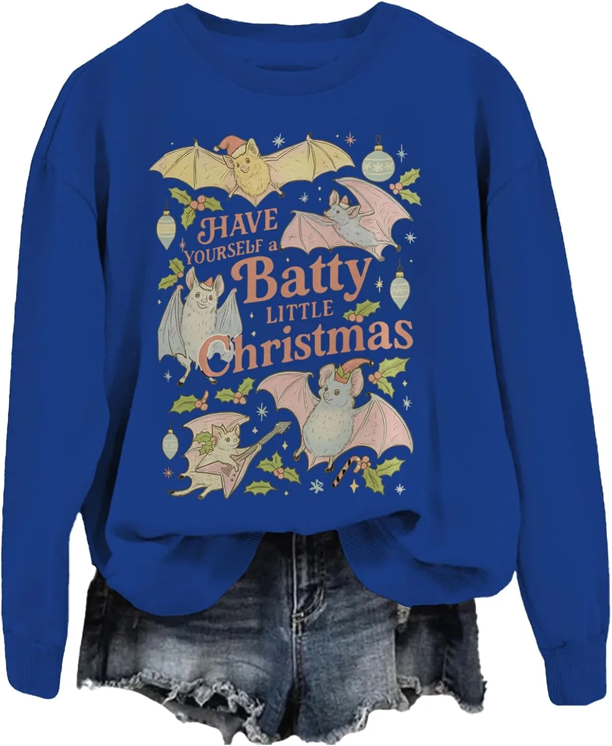 

Свитшот с капюшоном Bat Christmas SIMJEW