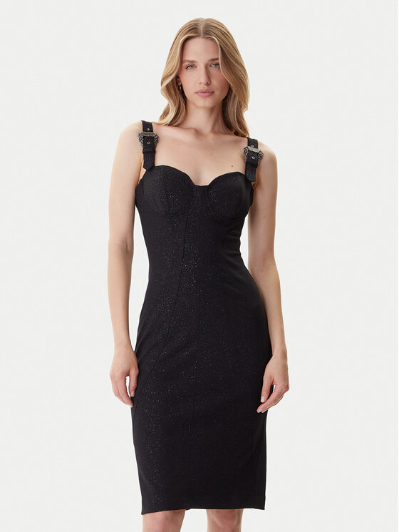 

Коктейльное платье slim fit 79HAO954 J0240 Versace Jeans Couture, черный