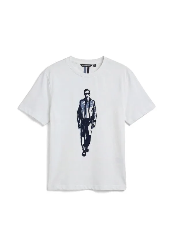 Футболка с принтом Antony Morato, White — фото 3