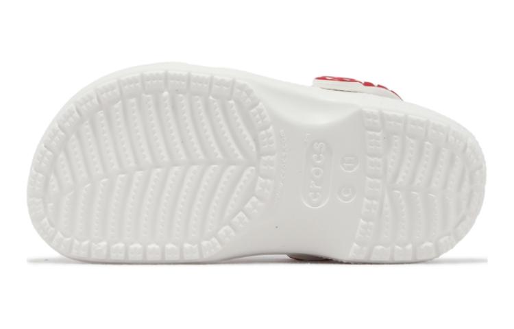 Disney X Classic Clog Kids 'Minnie Mouse' Crocs, белый красный — фото 4