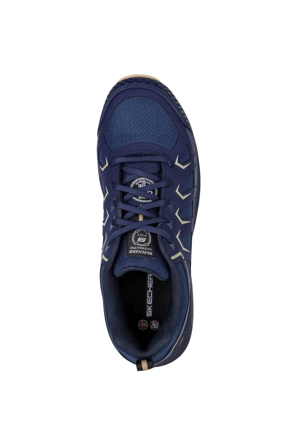 Кроссовки рабочие Malad II с композитным носком Skechers, темно-синий — фото 4