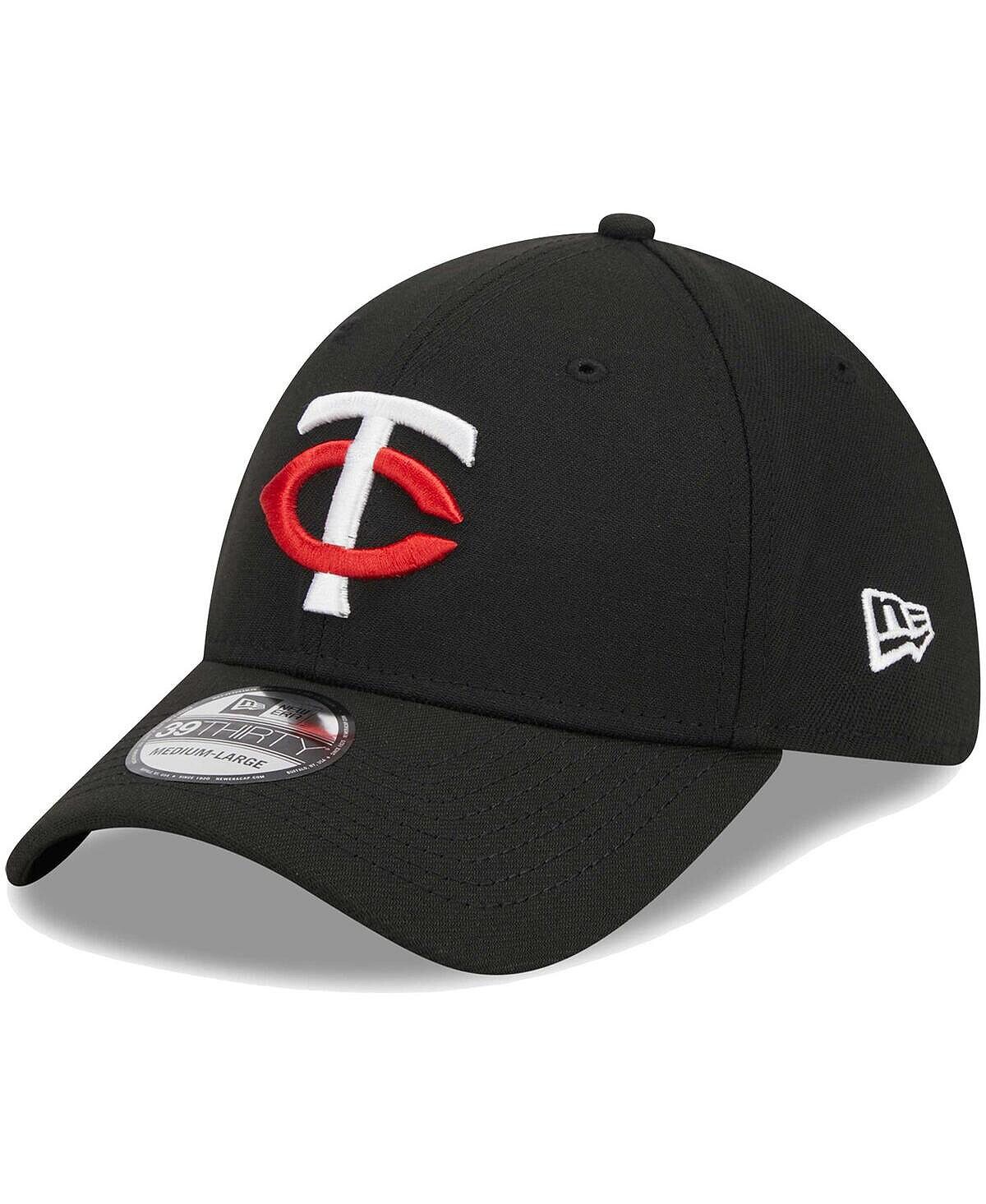 

Мужская черная гибкая кепка с логотипом Minnesota Twins 39THIRTY New Era