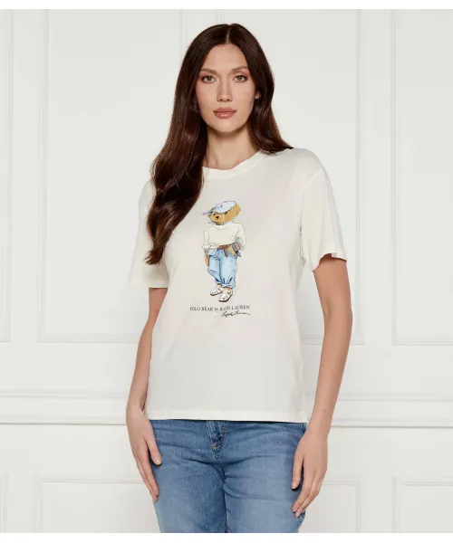 

Футболка Regular fit Polo Ralph Lauren, бежевый