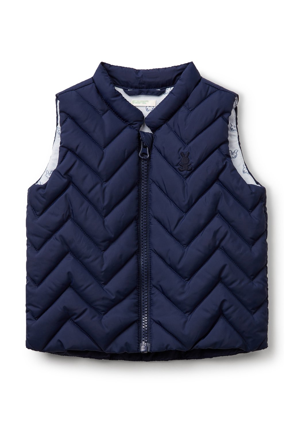 

Жилет PADDED IN TECHNICAL United Colors of Benetton, синий