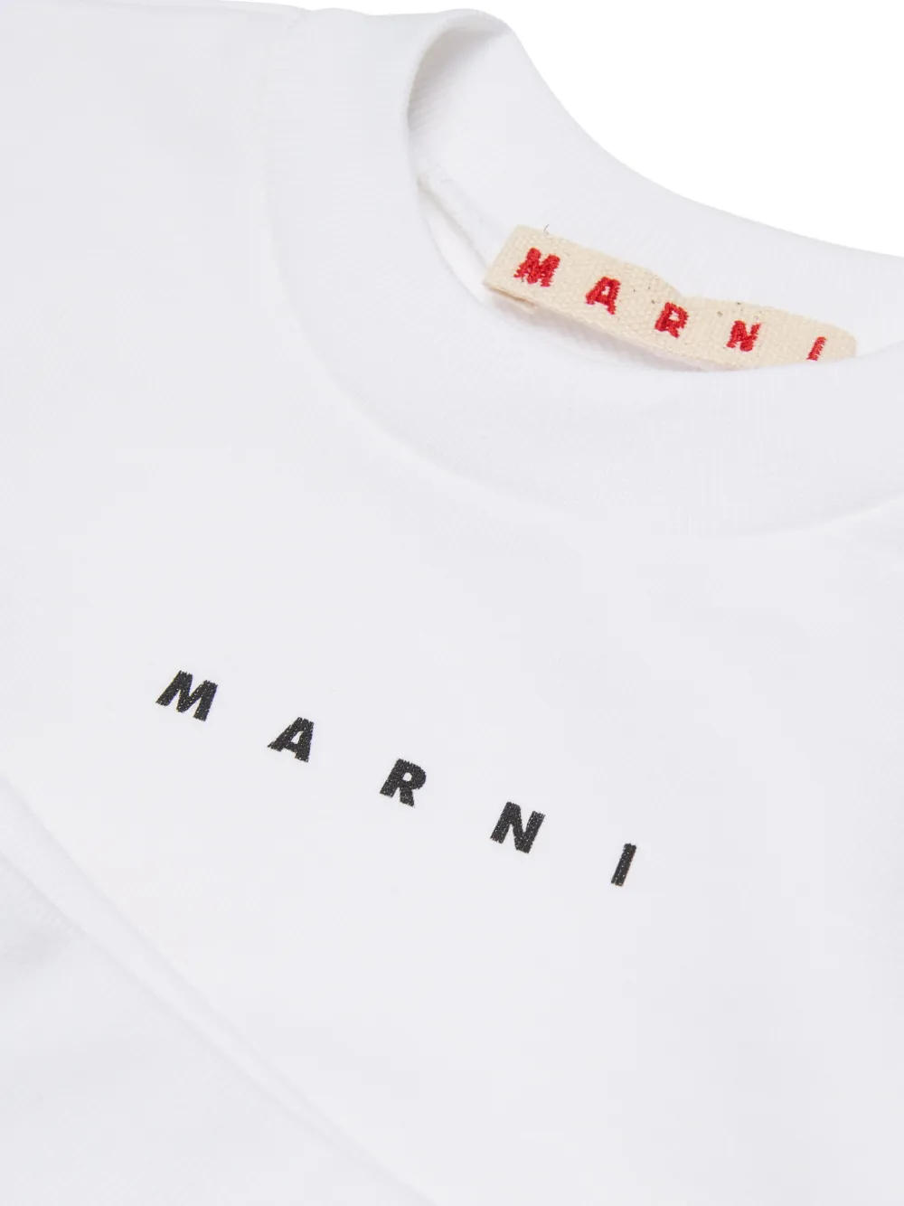 Спортивный костюм с логотипом Marni Kids, белый — фото 4