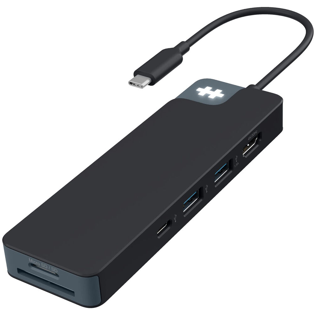 

Док-станция HYPER HyperDrive Flex 8-Port USB-C 3.2 Gen 1 Hub HD4102BKGL