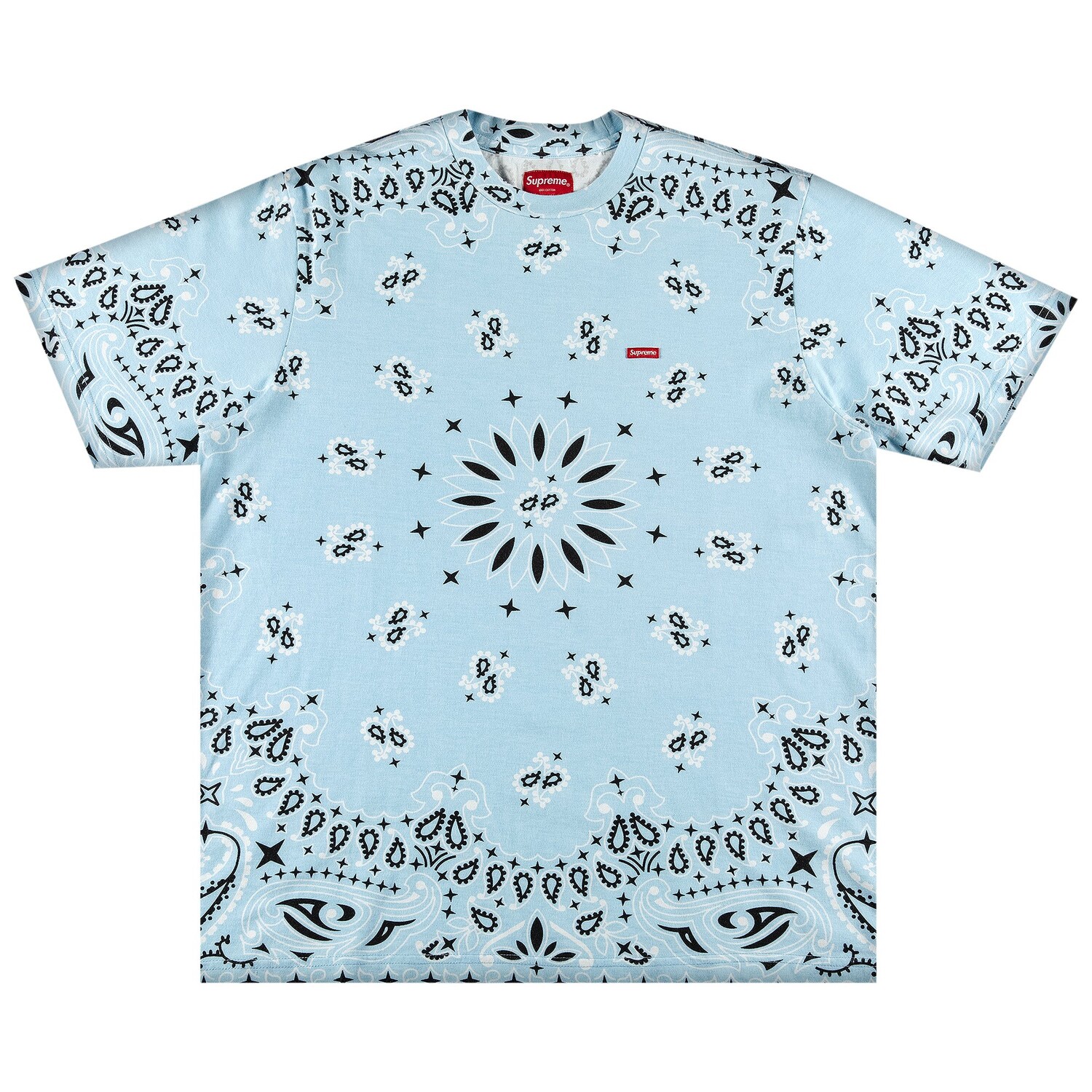 

Футболка Supreme Small Box, Голубая бандана, Синий, Футболка Supreme Small Box, Голубая бандана