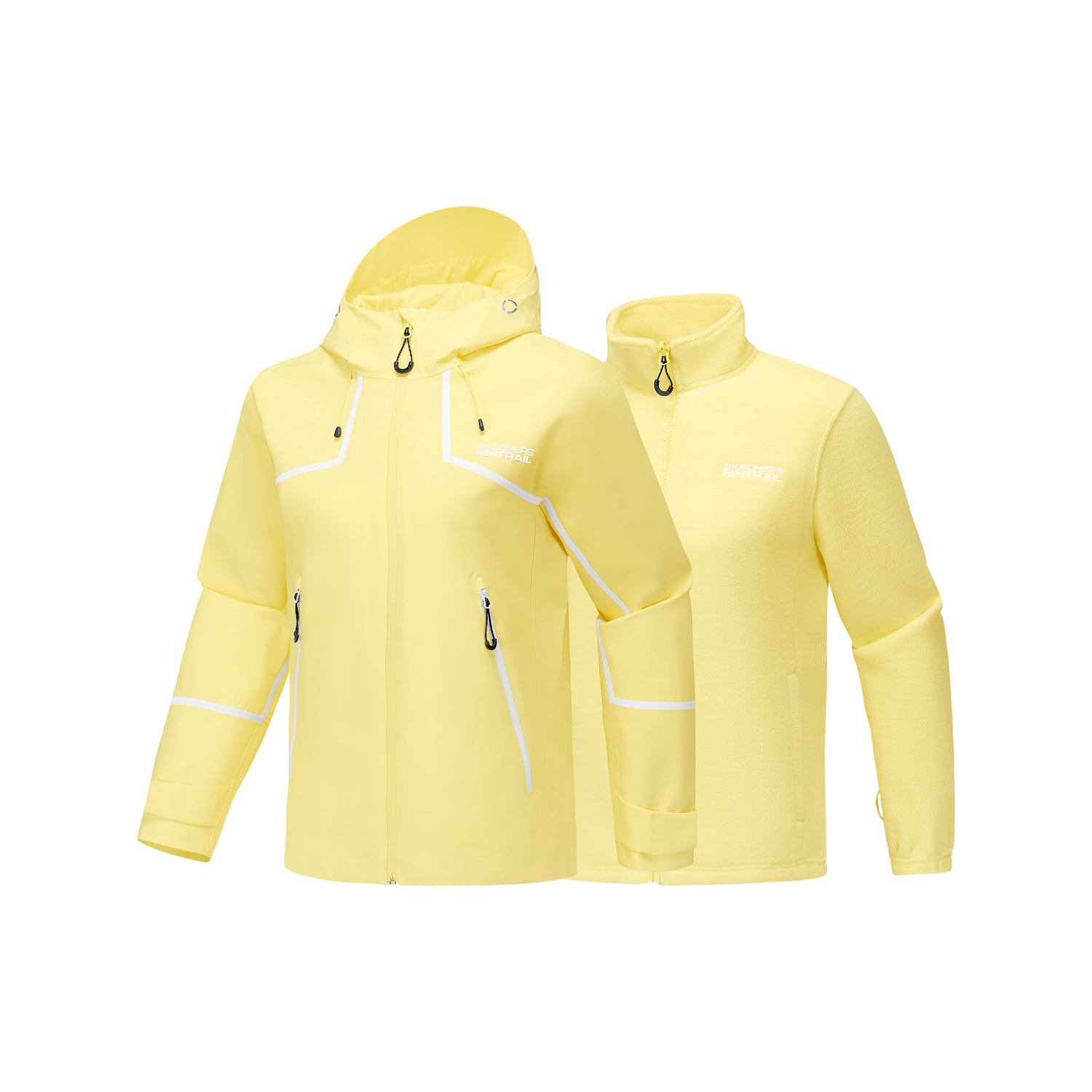 

Skechers Водонепроницаемая ветровка женская, Lemon Egg White Yellow-01F4