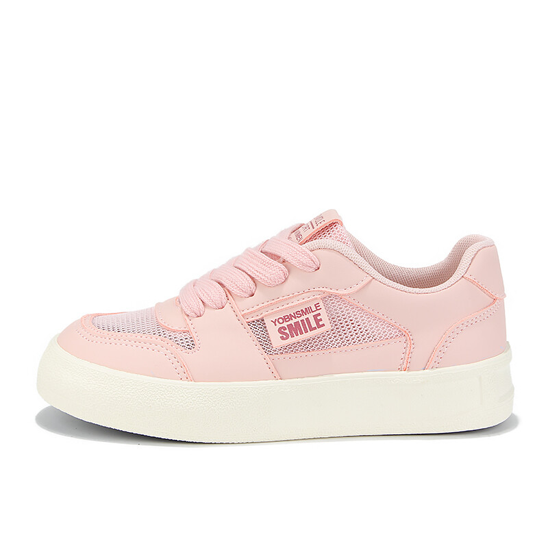 

Кроссовки Yobn Uber Skateboarding Shoes Women's Low-top Pink, розовый