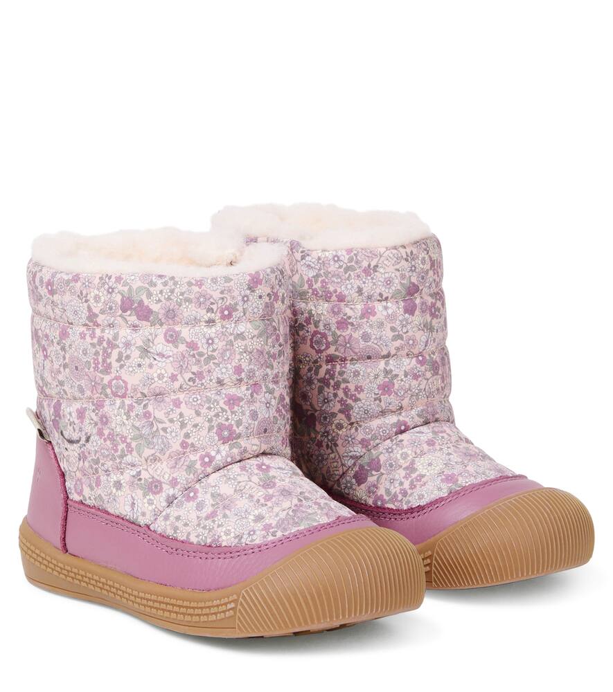 

Ботинки Delaney Tex с кожаной отделкой и цветочным принтом Wheat, Blush