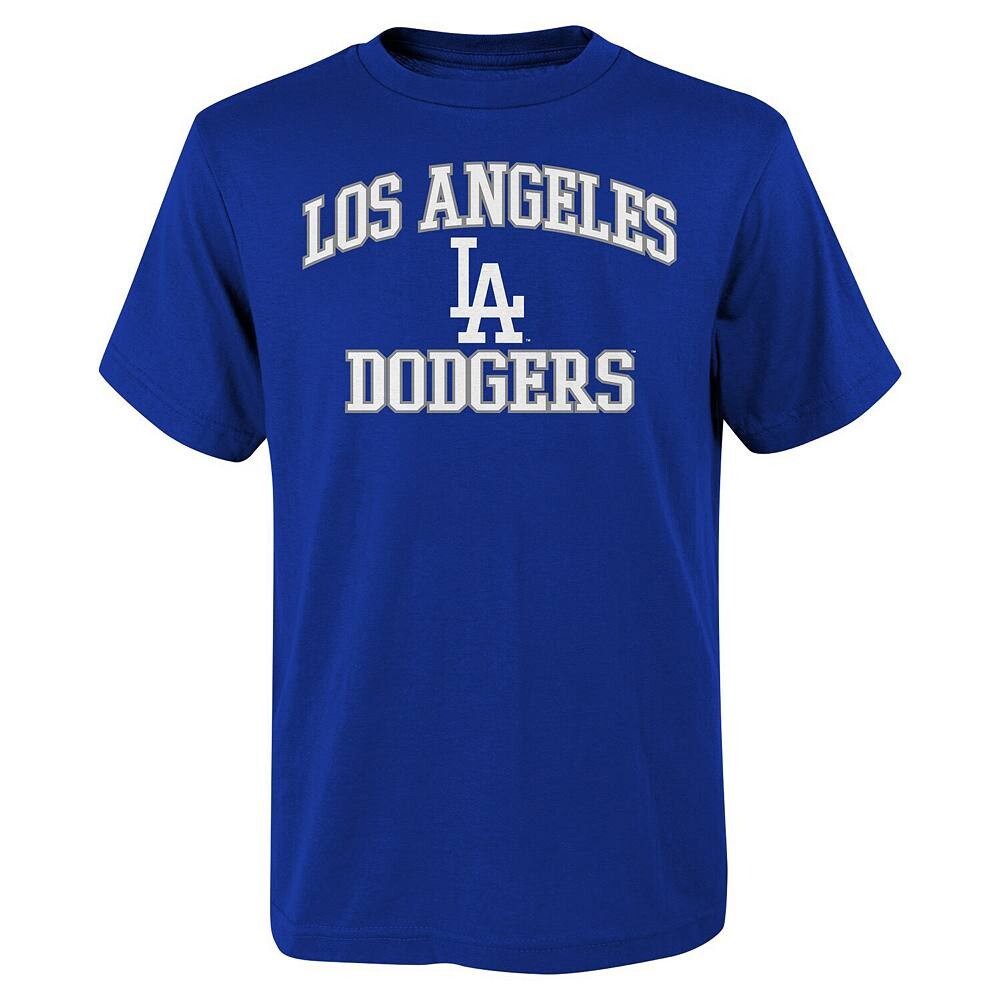 

Молодежная футболка Royal Los Angeles Dodgers Heart & Soul Outerstuff, цвет Lad Blue