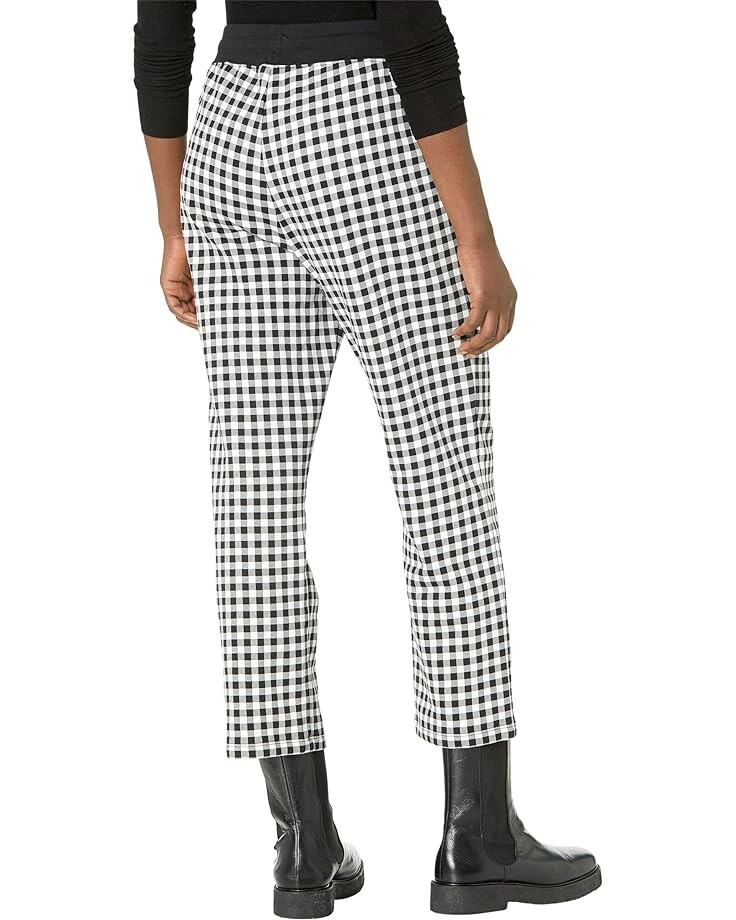 

Брюки Draper James Natalie Sweatpants in Gingham, черный мульти