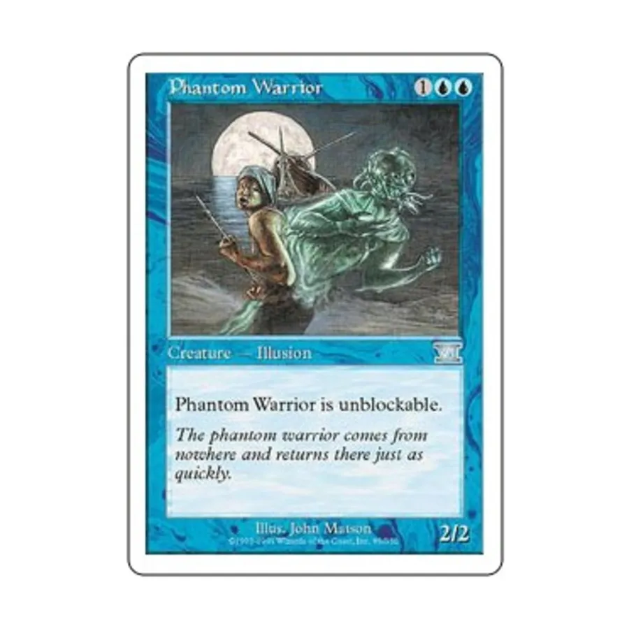 

CCG Призрачный воин (U), MTG - 6th Edition (Classic)