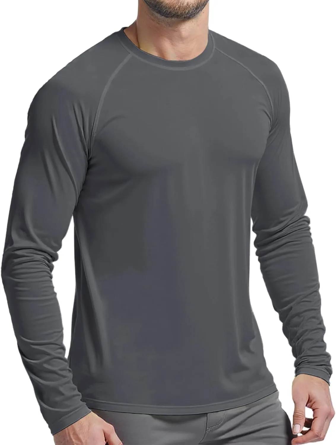 

Мужская футболка с защитой от ультрафиолета UPF 50+ для рыбалки и походов PLUMZJOY