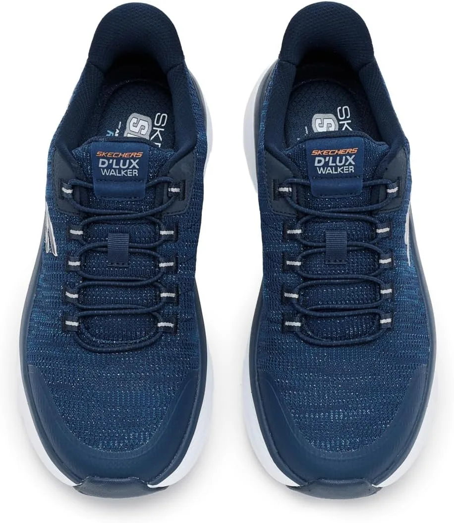 Мужские кроссовки Skechers D'lux Walker 3.0 Drevven Hands Free Slip-in, темно-синий — фото 2