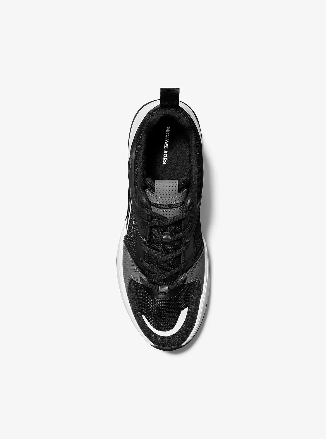 Chase Mixed-Media Trainer Michael Kors, яркий белый — фото 3