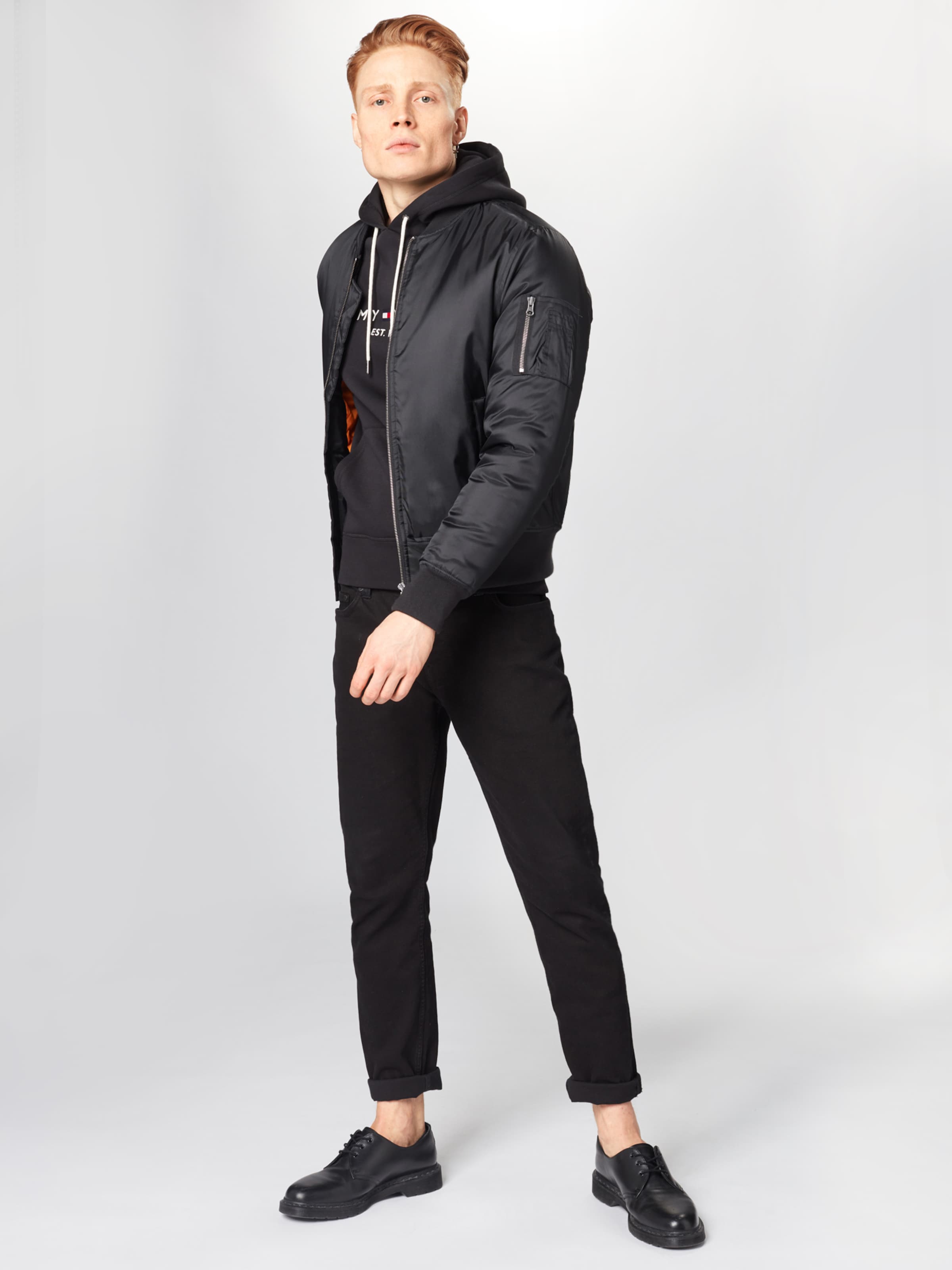 TOMMY HILFIGER Толстовка в черном цвете — фото 4
