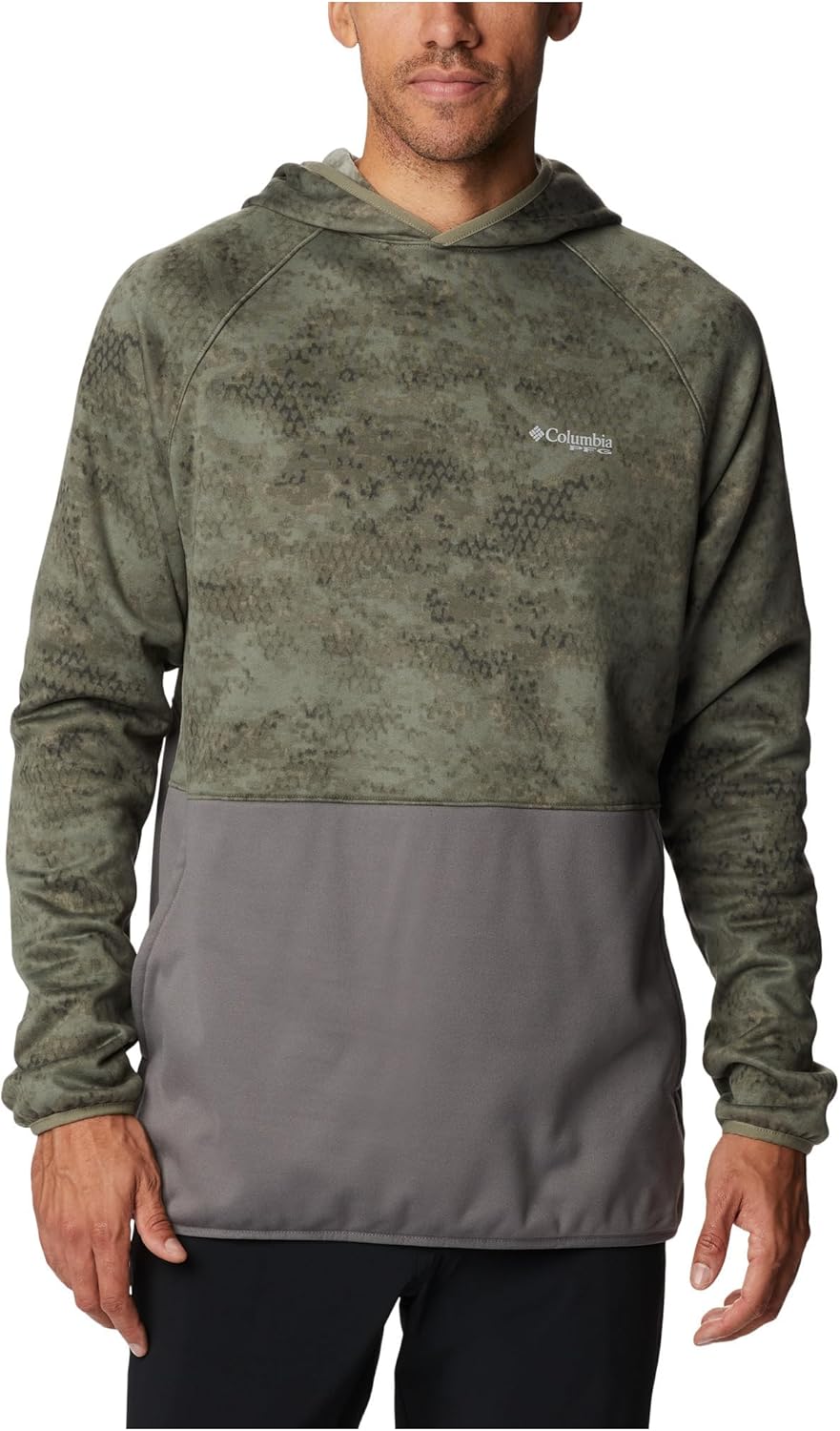 

Куртка-толстовка Columbia PFG Super Terminal Fleece, Cypress Pfg Camo, City Grey