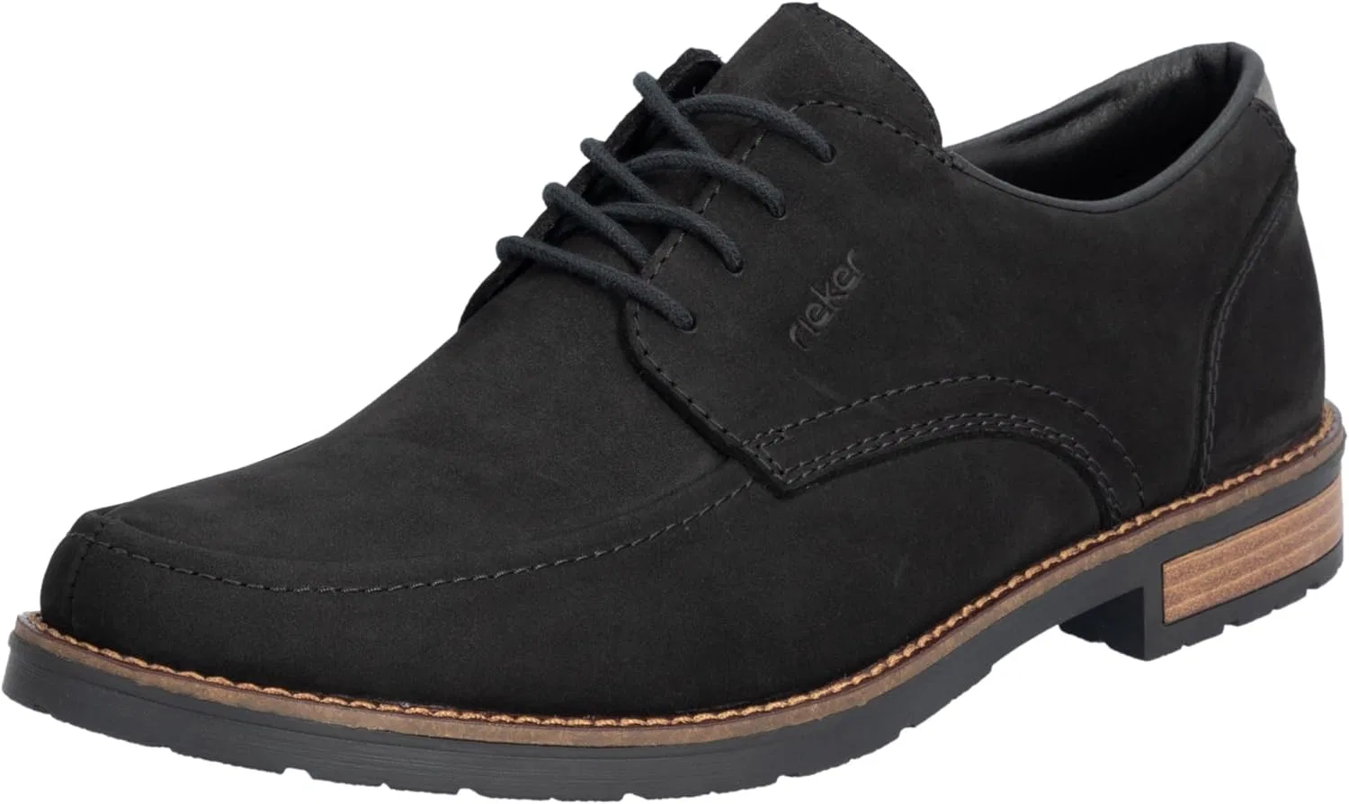 Мужские кроссовки Rieker 14608 на шнуровке, Black 00