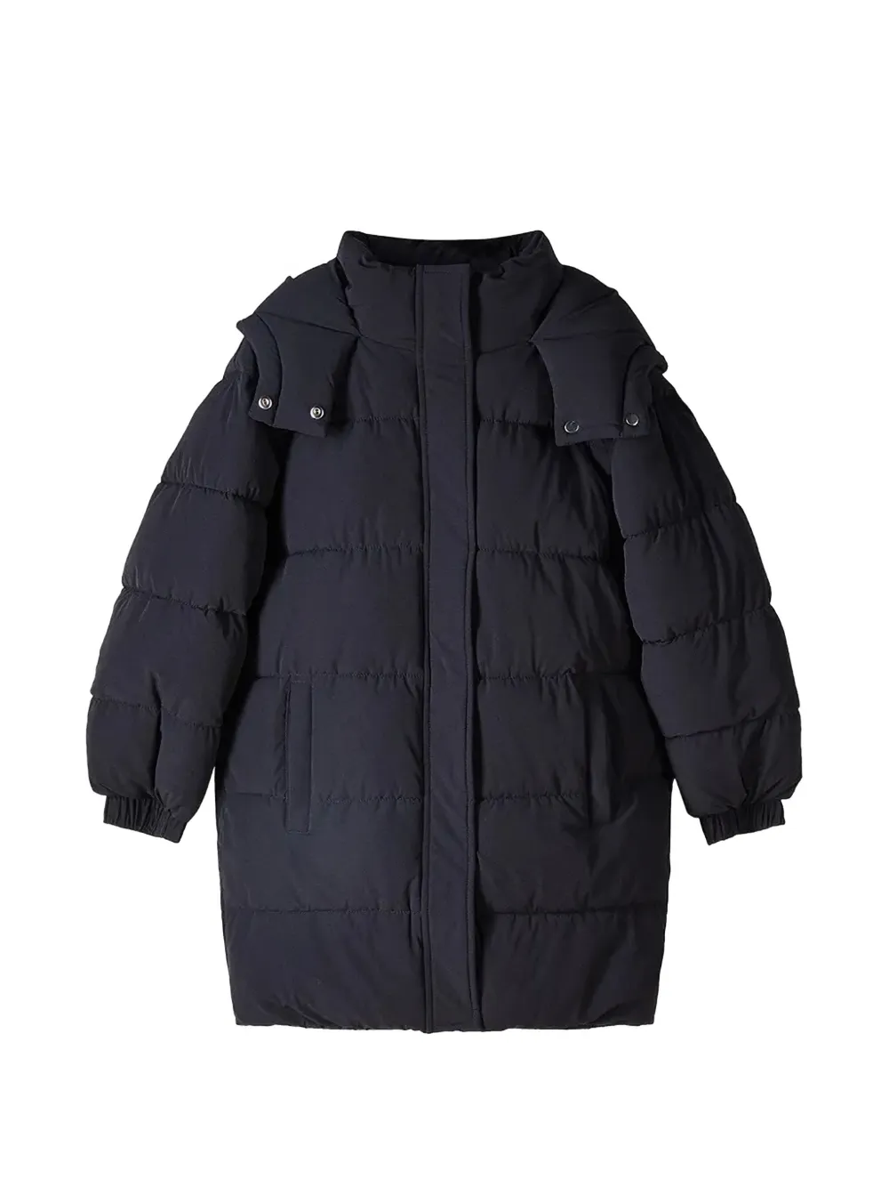 

Пальто с капюшоном Patrizia Pepe Girl, черный