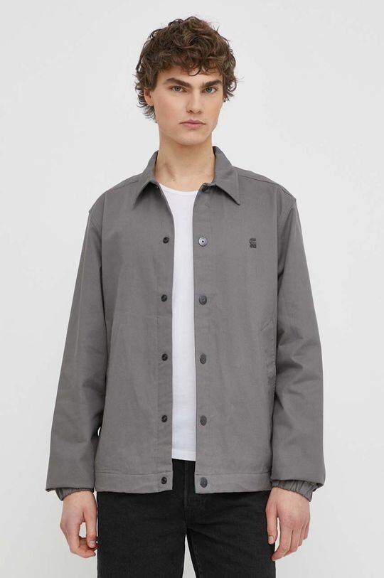 

Хлопковая куртка G-Star Raw, серый