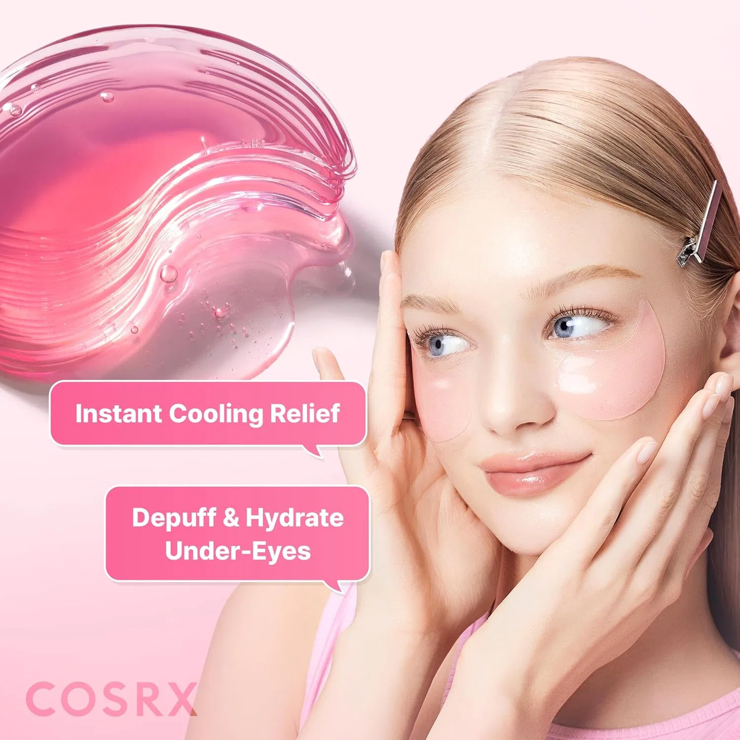 Гидрогелевые патчи для глаз «Pink Peptide Collagen» от COSRX Cosrx, Pink Peptides — фото 3