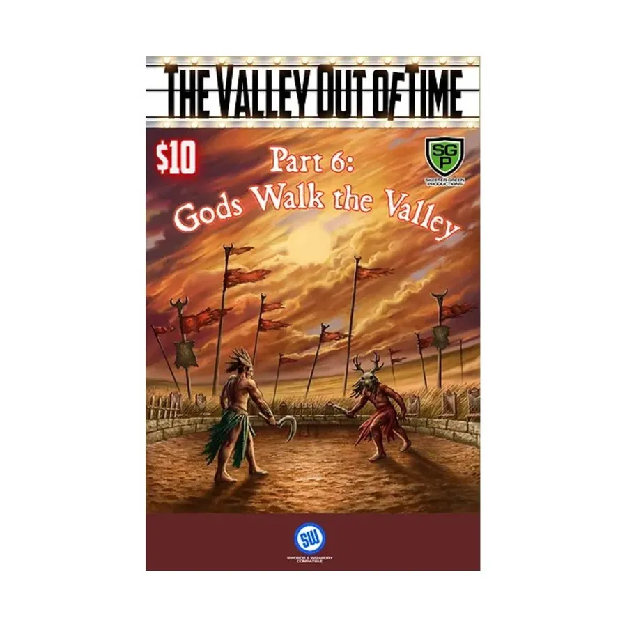 

Valley Out of Time Vol. 6 - Gods Walk the Valley (SW), Valley Out of Time - Swords & Wizardry, мягкая обложка