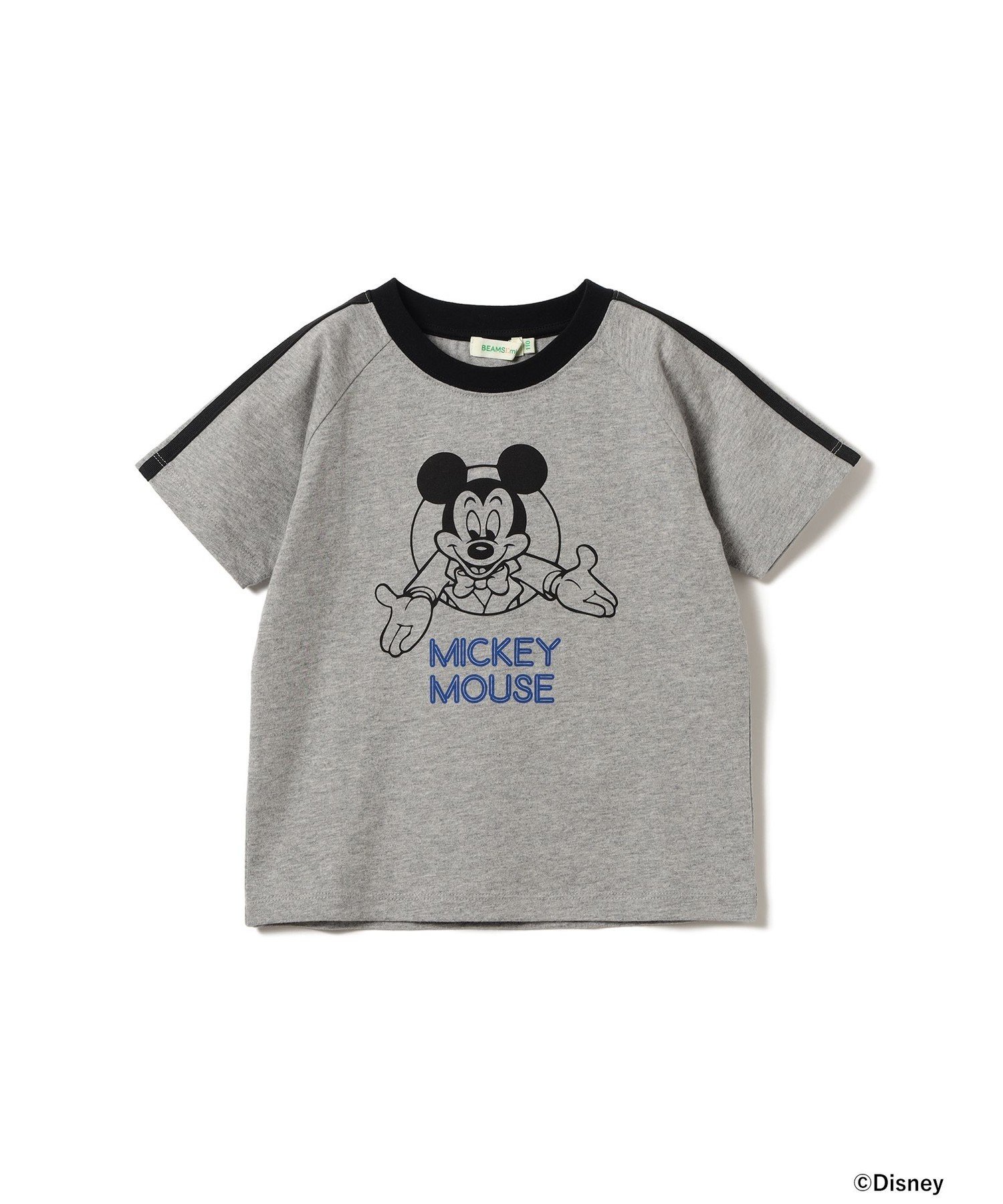 Disney / Микки Маус / Футболка 2026SS (90-140 см) для детей Beams Mini, TOP_GRAY — фото 3