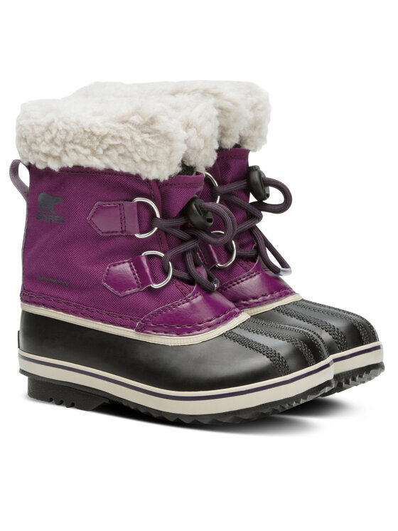 Сапоги для снега Childrens Yoot Pac Nylon Wp 2114112594 Sorel, фиолетовый — фото 2