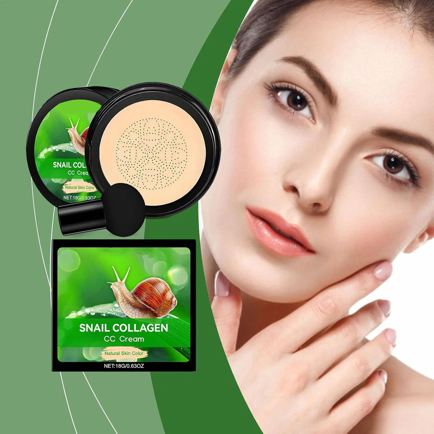 CC-крем Foundation Waterproof Concealer Air Cushion, 0.1 кг — фото 3